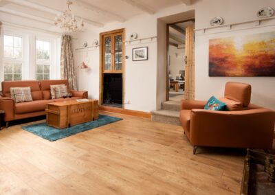 Relax in the snug area