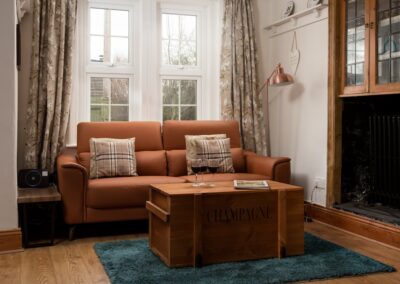 relax in the calming snug area